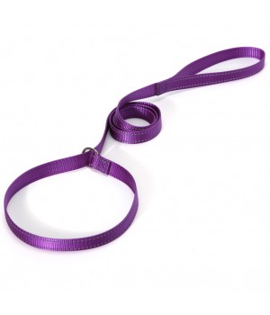 Custom Anti-Theft Adjustable Braided Nylon P Chain Slip Dog Show Leads Reflective Training Leash Pets Cats Direct Manufacturer