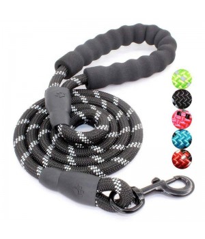 1.5m Reflective Nylon Dog Traction Rope Braided Climbing Rope Dog Lead Dog Leash cat leash and set