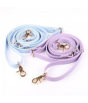 Long Line Pvc Leash Waterproof PVC Coated Webbing Dog Leash For Pet Dog Walking Training